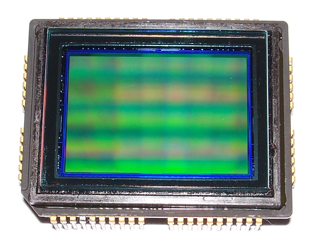 ПЗС-матрица Sony ICX493AQA, вид со стороны сенсора